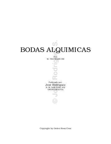 Bodas Alquimicas
